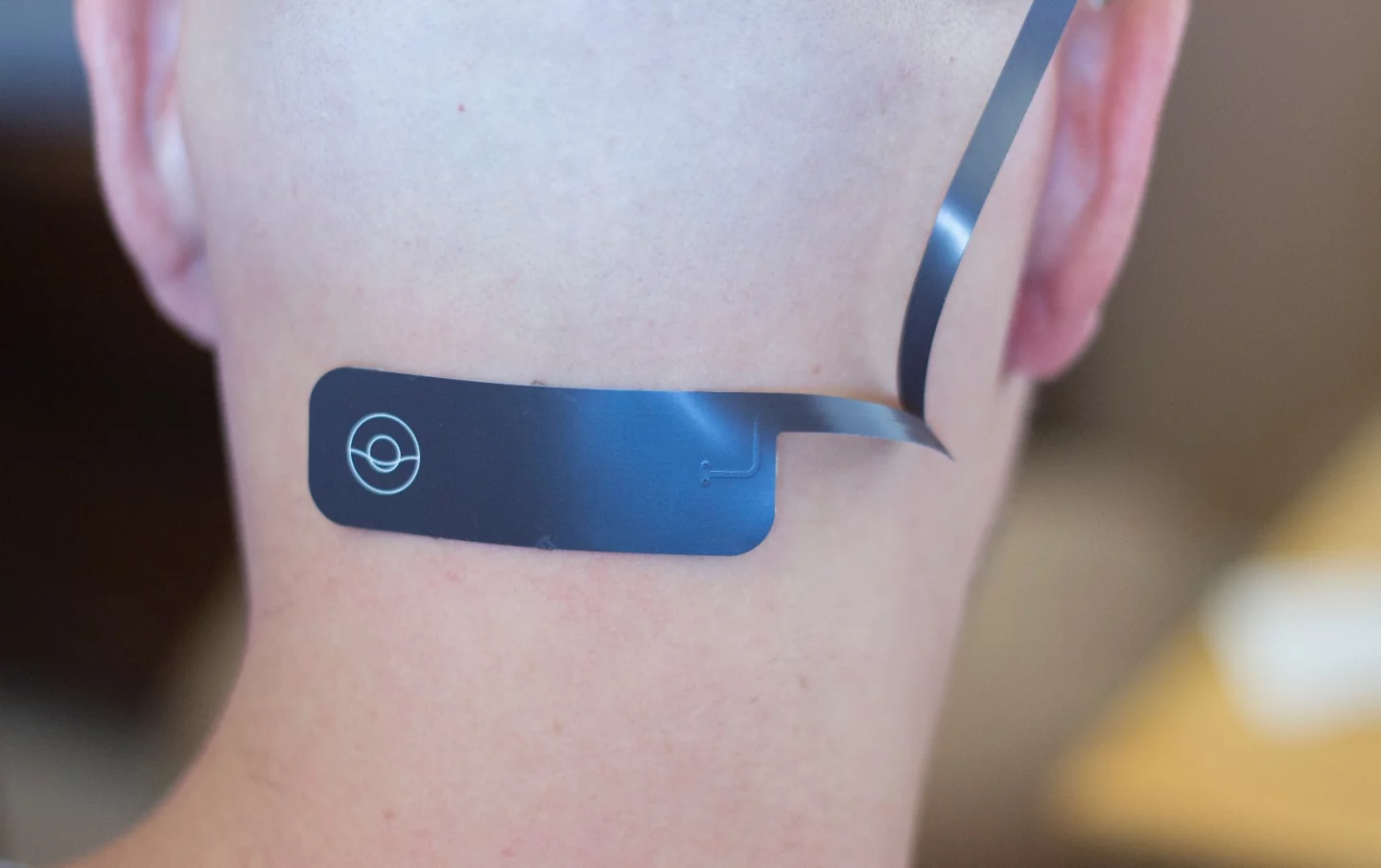 Placement of the second pad on the Calm strip