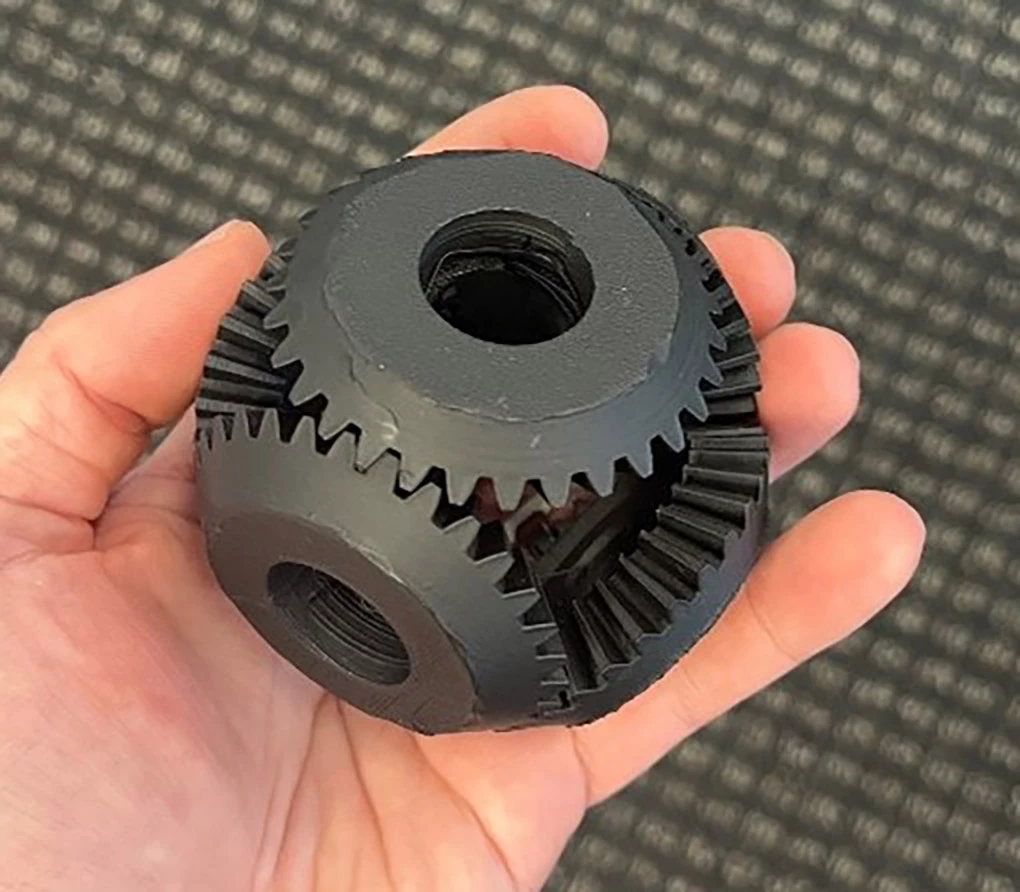 The bevel differential at the heart of the Orbit drive