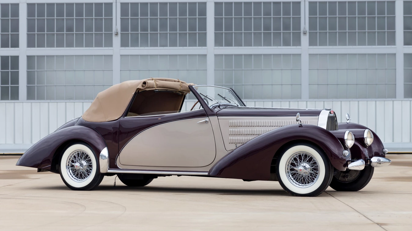 1939 Bugatti Type 57C Cabriolet | Estimate: $1,500,000 to $2,000,000 | Official Auction Description: Gooding & CoLot 143