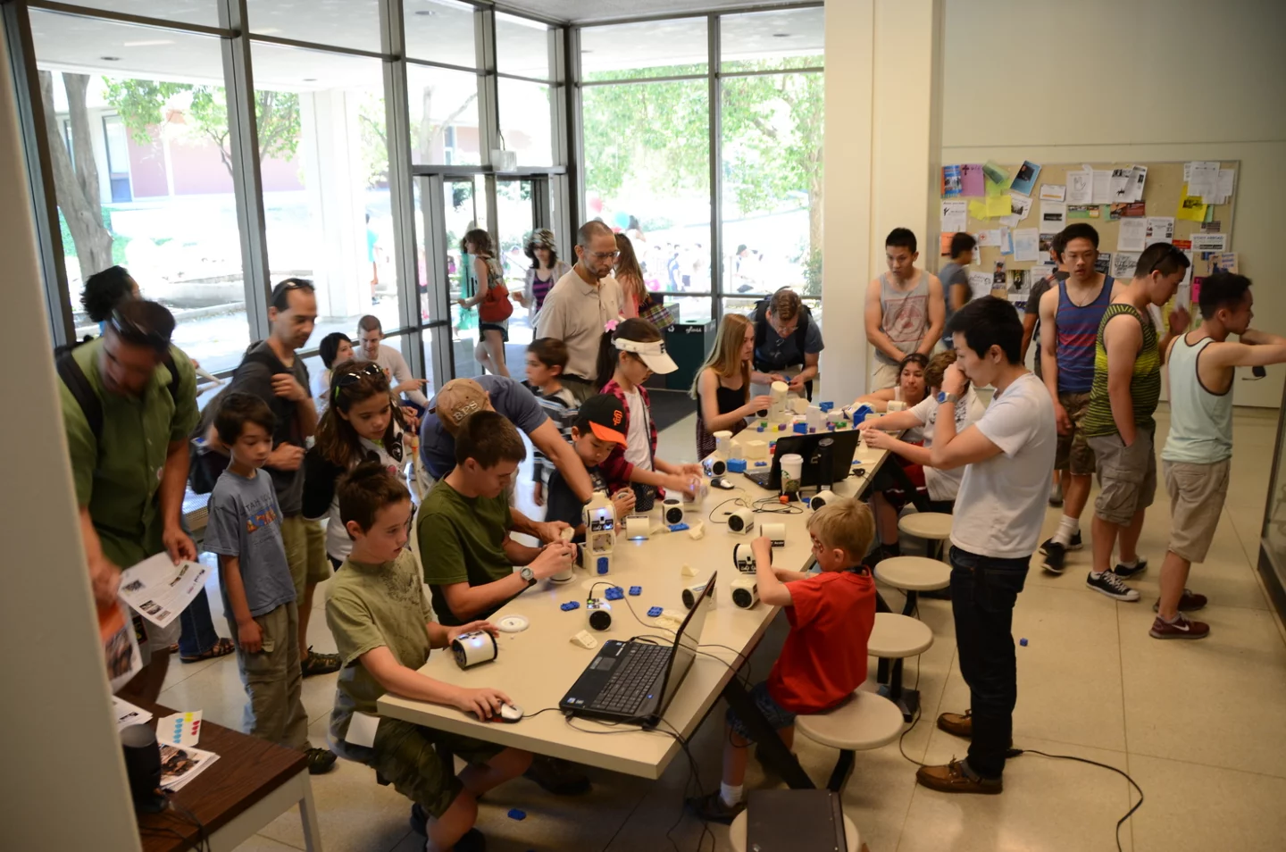 Linkbots have already found their way into the hands of local schoolchildren