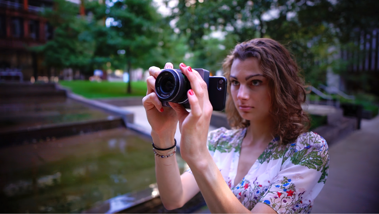 The Alice Camera is compatible with all 4/3 lenses, and other mounts via an adapter