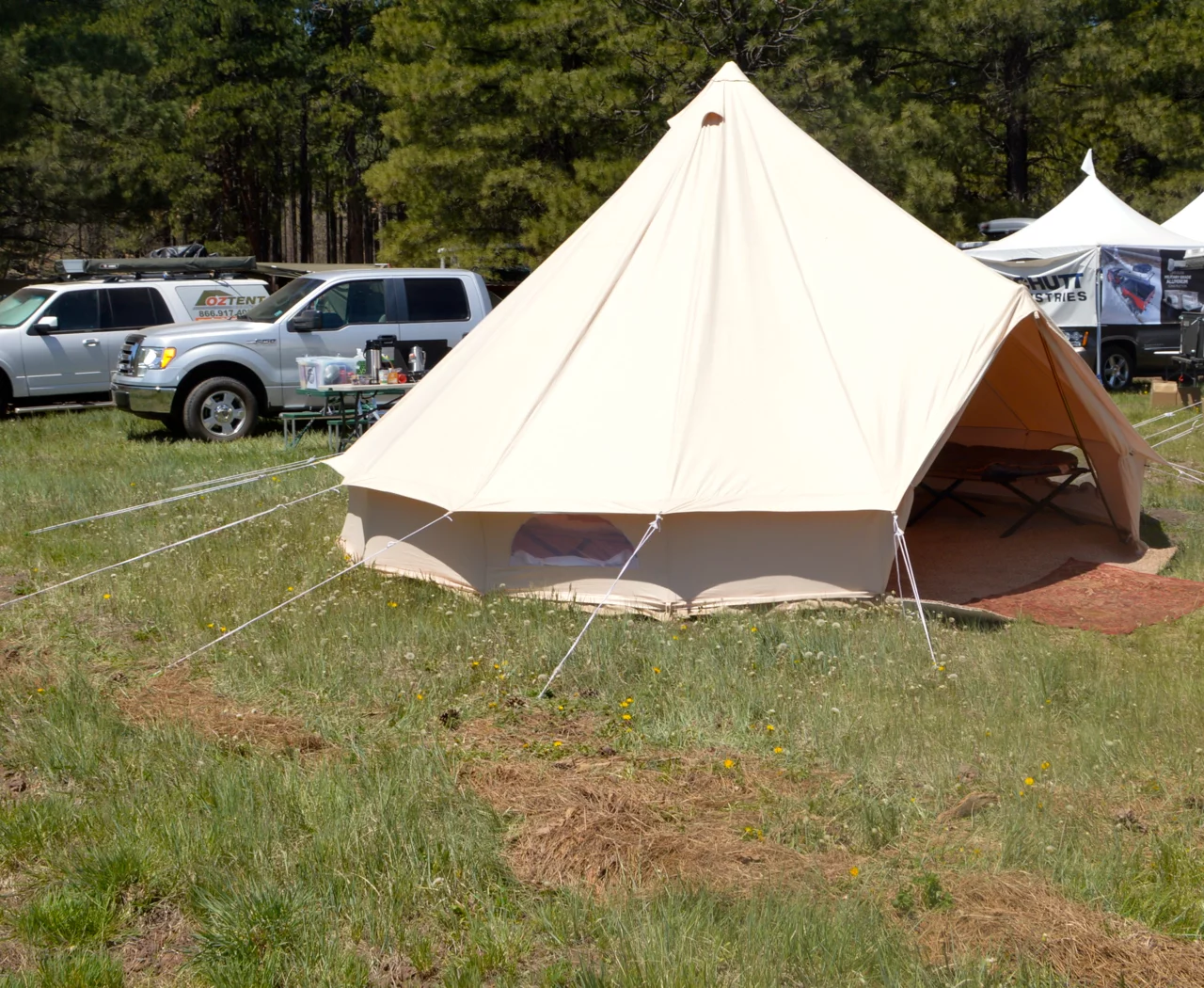 Going old school: The canvas Stout Tent