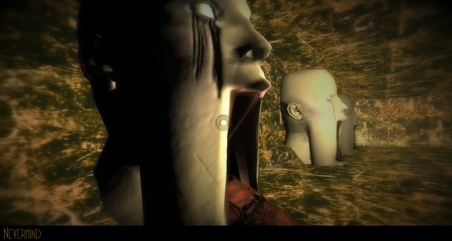 Nevermind detects the player's fear levels making the game harder as their fear rises and easier if they manage to calm themselves (Photo: Nevermind)