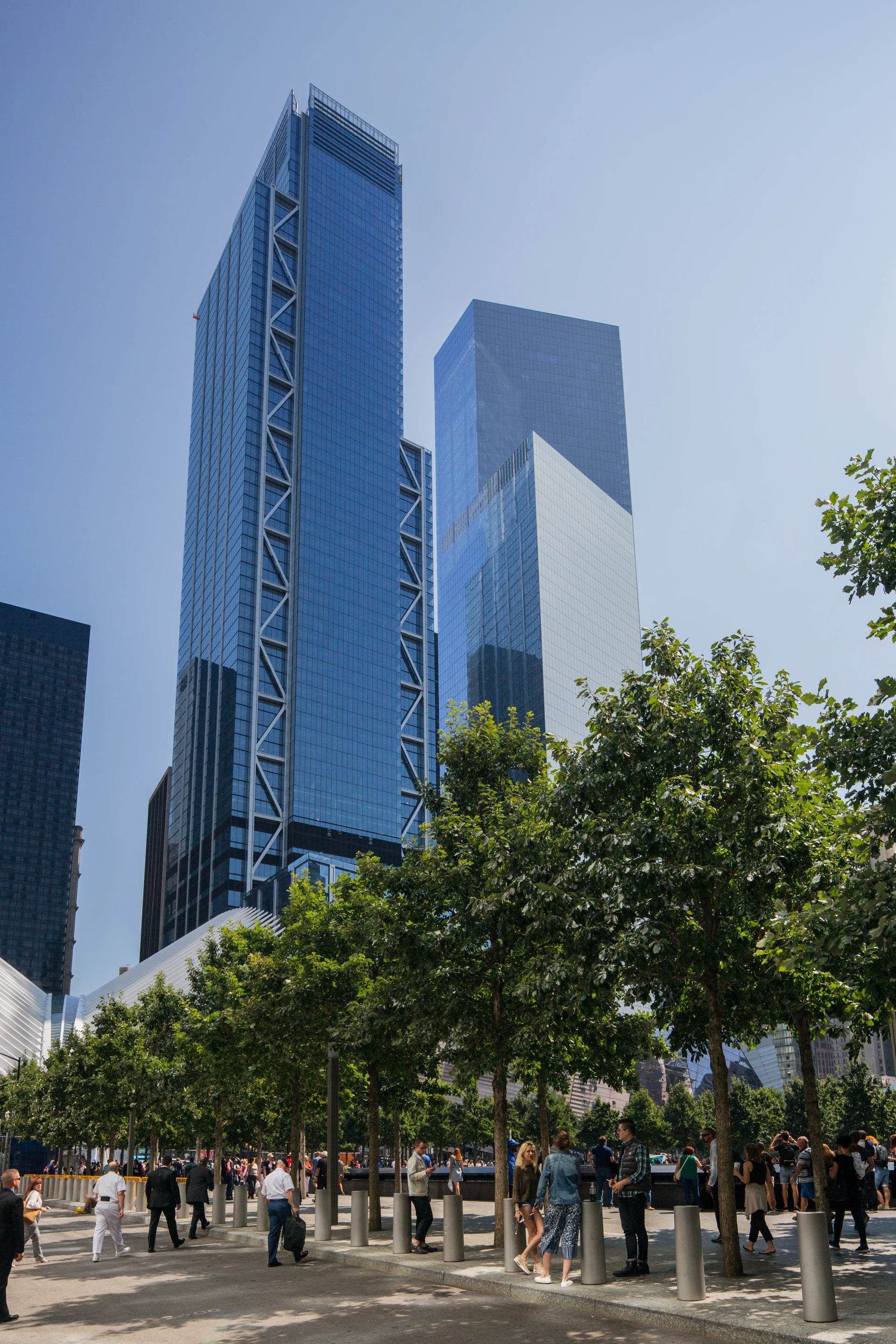 3 WTC rises to a total height of 1,079 ft (328 m)