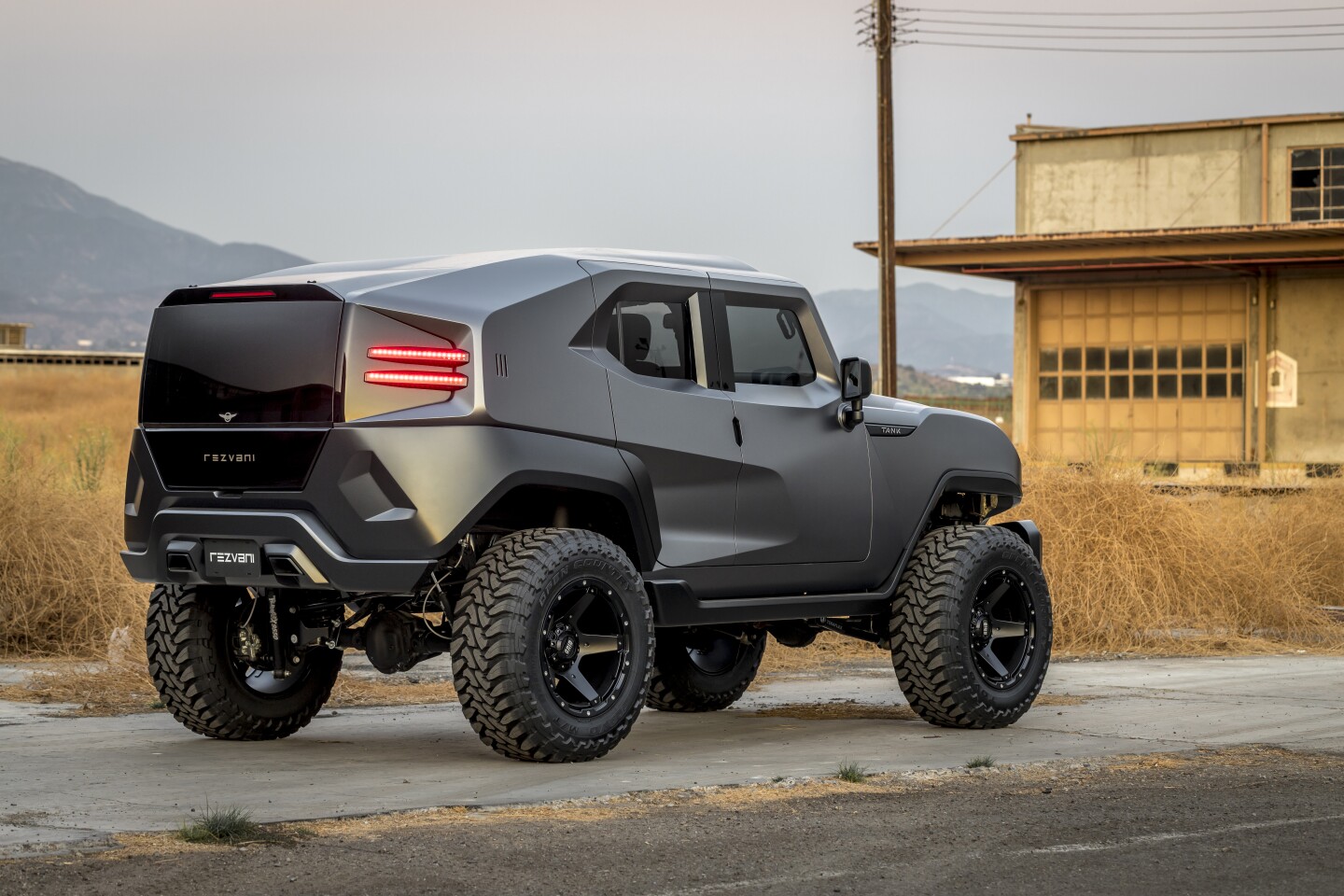 The all-new Rezvani Tank