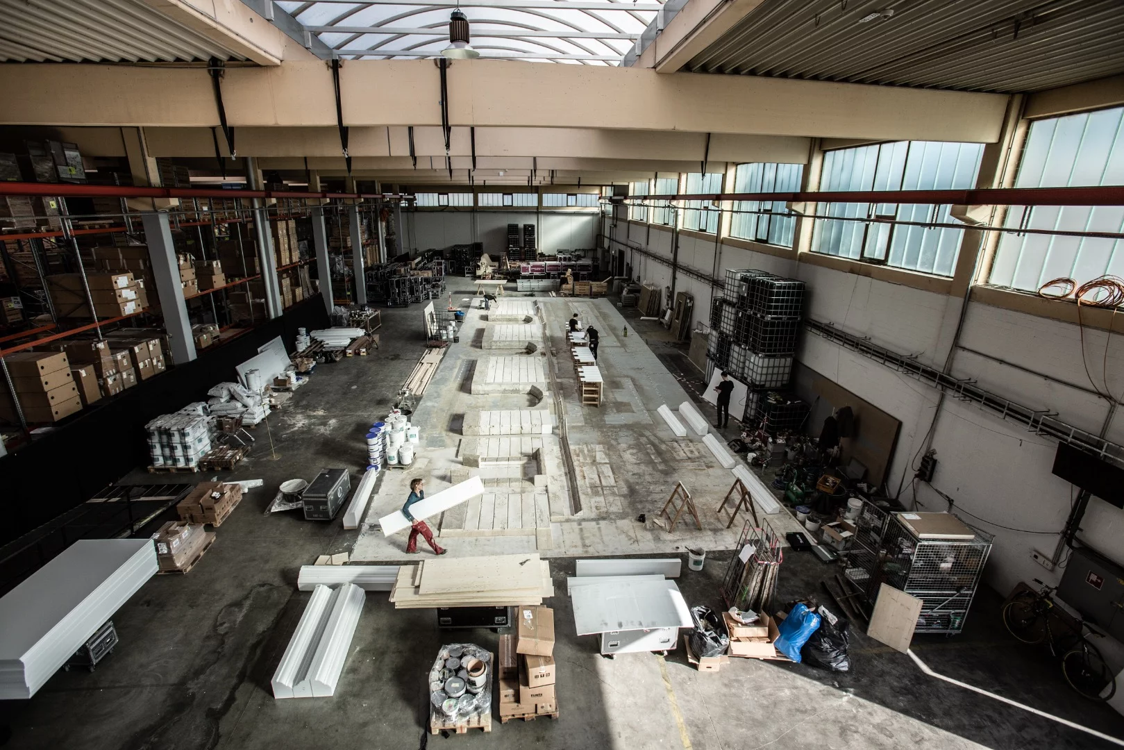 "By taking familiar materials and architectural forms and making them behave in extraordinary ways, we are working with IQOS to change visitors' perceptions of what is possible," says Chinneck