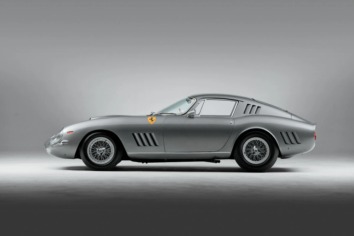 Painted in a gorgeous two-tone grey, the long nosed Speciale was produced specifically for FIA homologation and factory development (Photo: RM Auctions)
