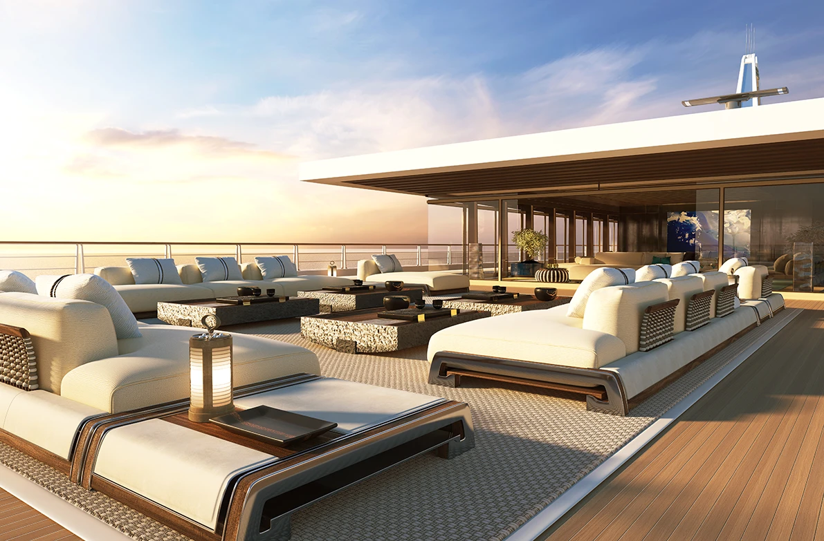 The owner's private deck
