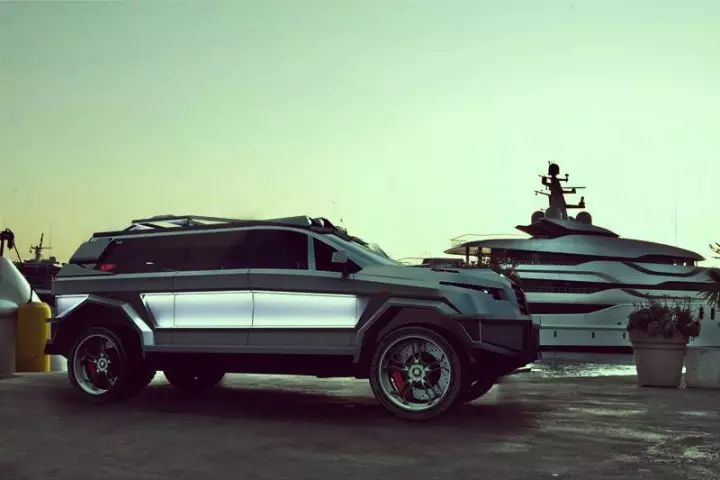 If your daily commute includes yacht clubs and war zones, the Prombron Black Shark may be the right set of wheels for you