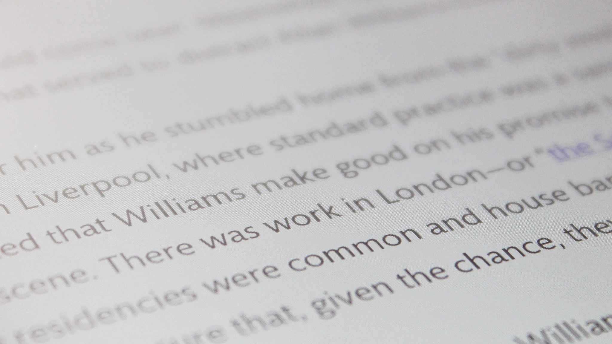Text is sharp and crisp on that nine-inch display