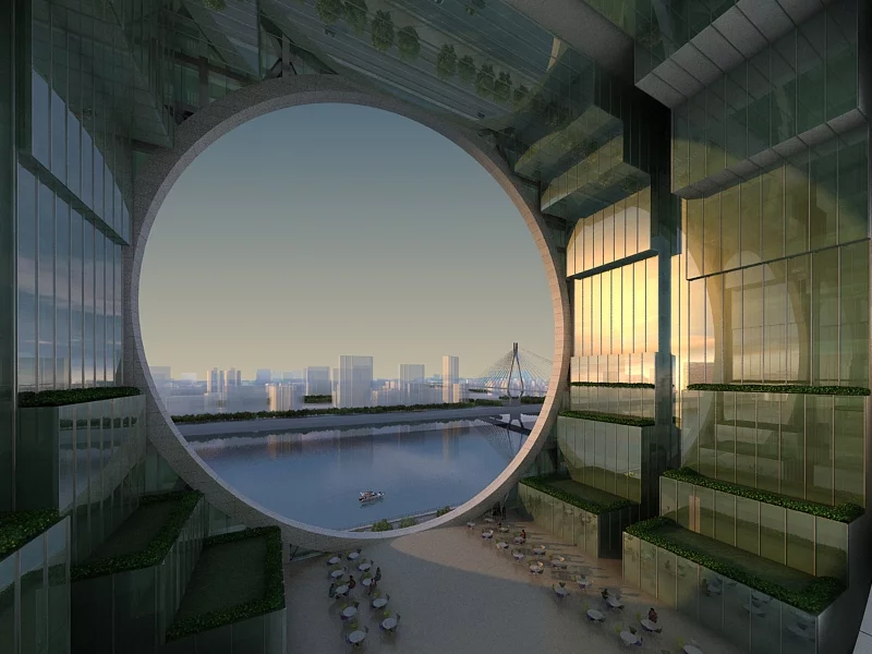 Artist's rendering of the GDPE project