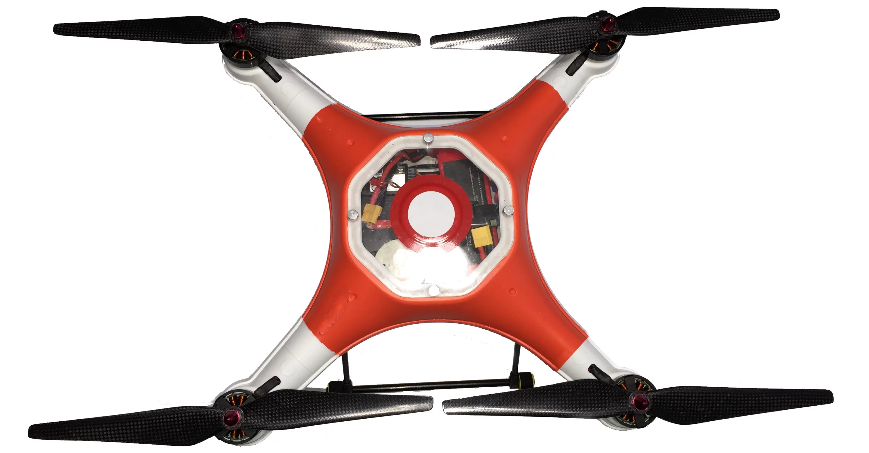 Although the Splash Drone looks like a fairly regular quadcopter, its ABS body is completely watertight