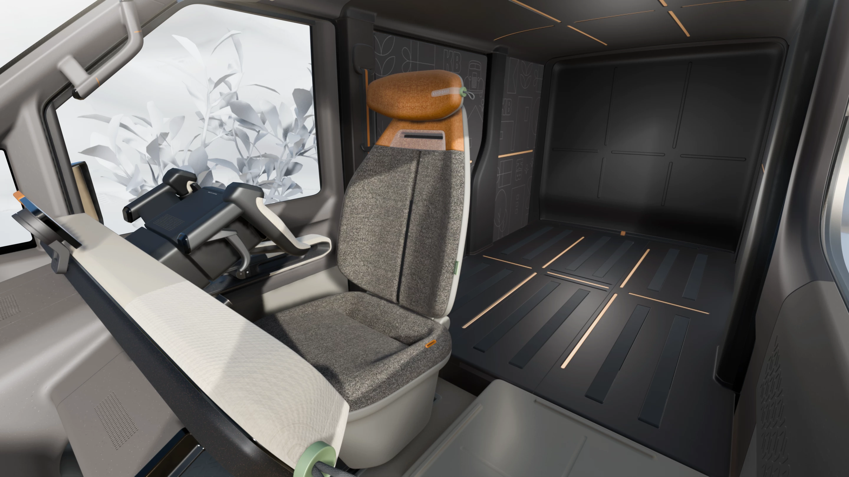 Despite its small size, the Kayoibako-K still offers a big, wide cargo box