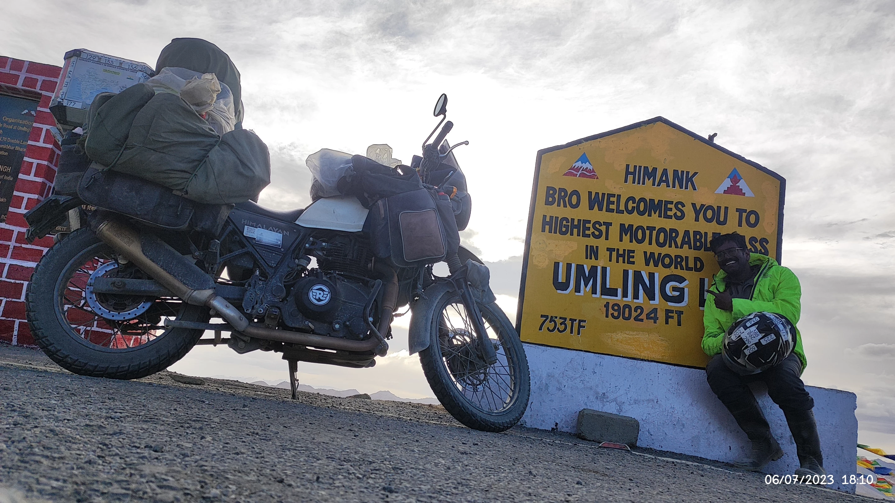 Stopping to mark an important milestone