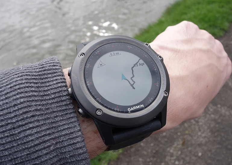 Having GPS capabilities on your wrist really helps in the outdoors (Photo: David Nield/Gizmag.com)