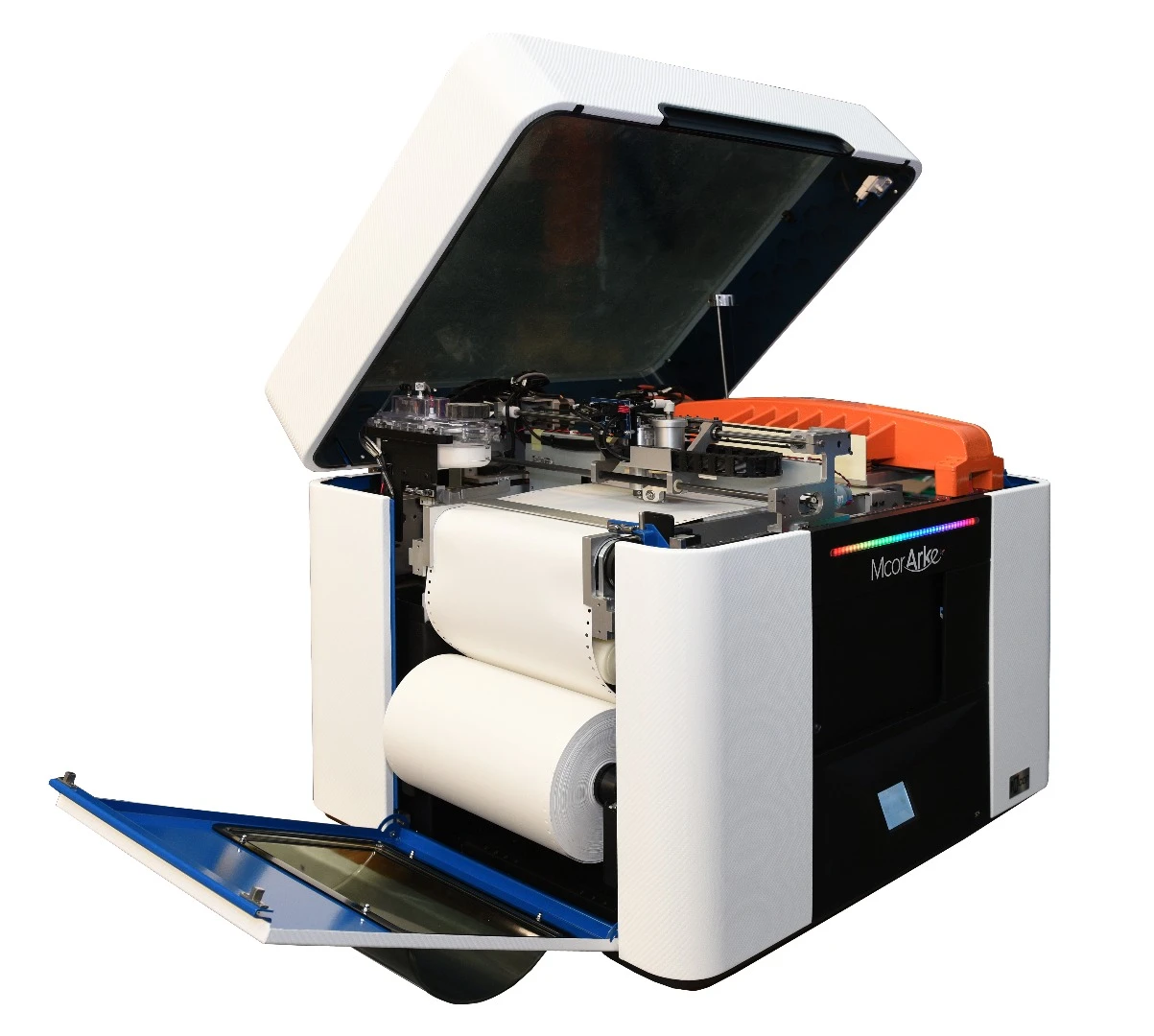 Mcor Technologies says that the Arke is the only such printer that meets the current ICC (International Color Consortium) color map, to ensure accurate color reproduction