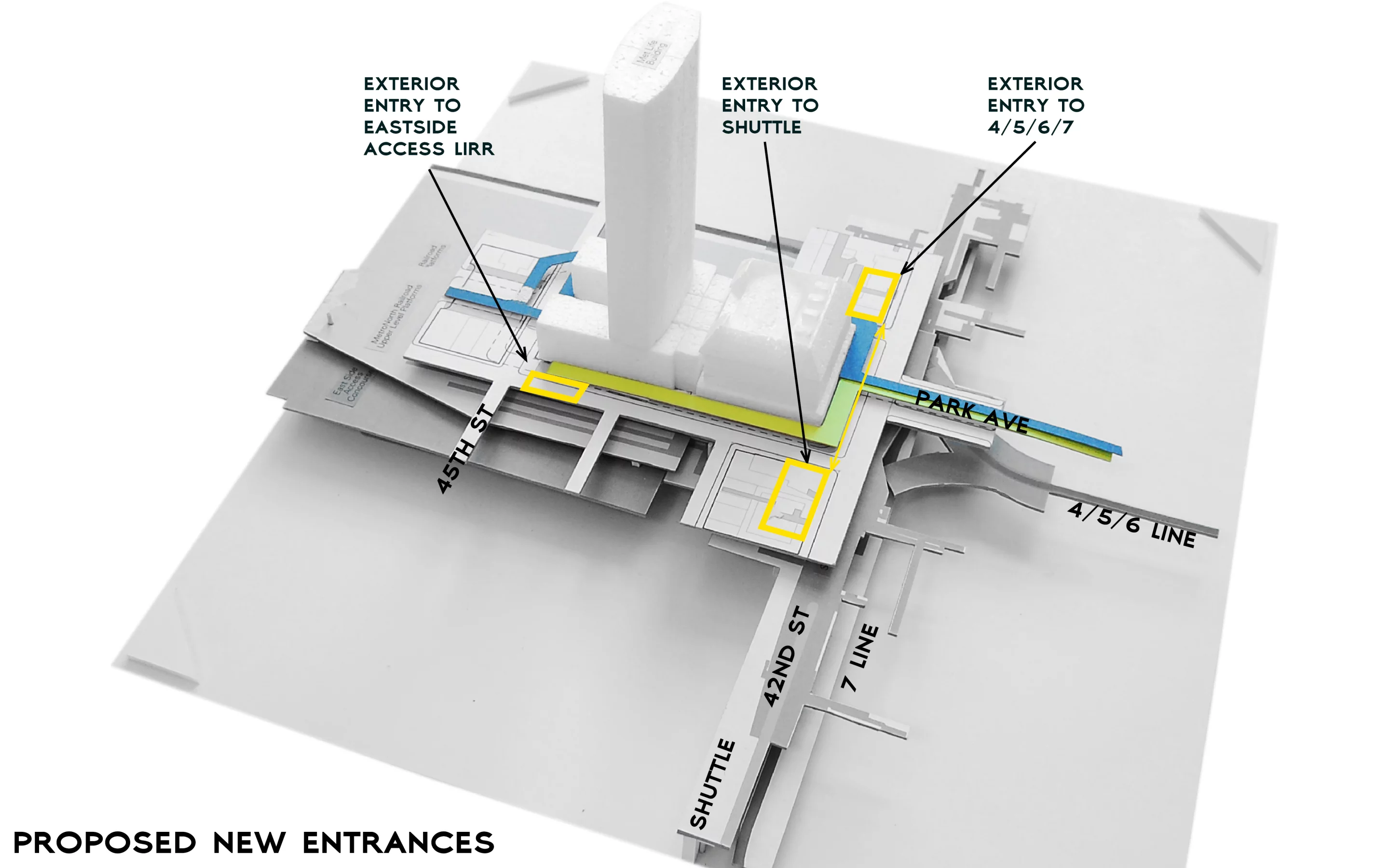 Model of WXY's replanned Grand Central Terminal (Image: WXY)