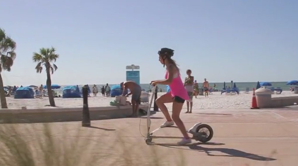 A typical ride is said to involve giving it a bit of a kick-start before the bouncing commences