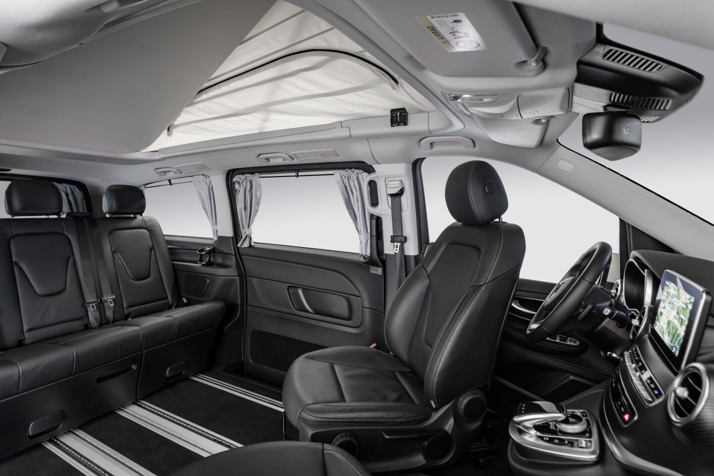 The Horizon comes with two swivel seats up front and a variety of options for second and third row seating