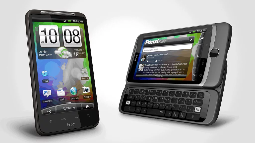 The upsized HTC Desire HD and QWERTY slider HTC Desire Z