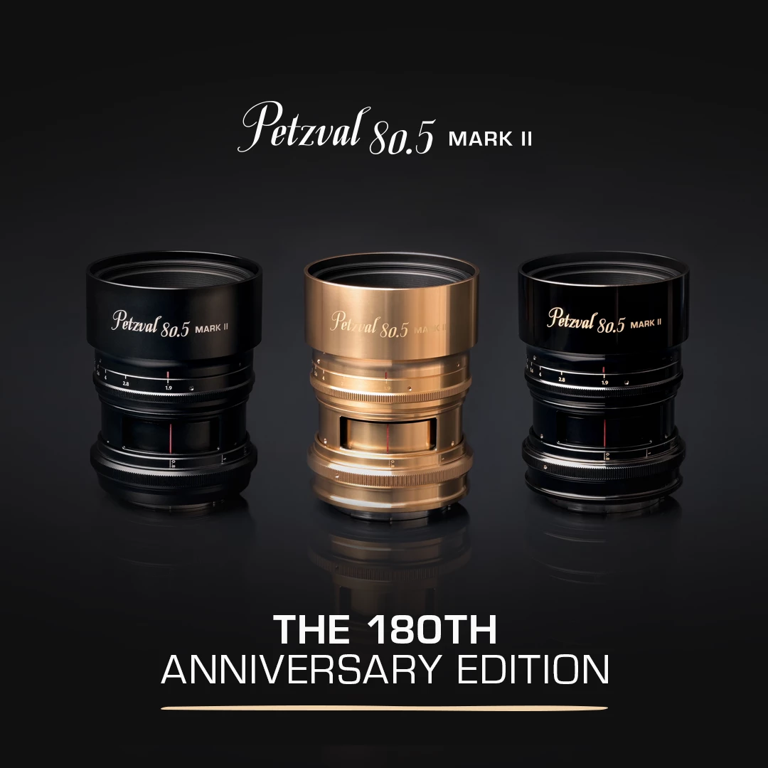 The launch of the Lomography Petzval 80.5 mm f/1.9 MKII SLR Art Lens marks the 180th anniversary of Joseph Petzval's first portrait lens