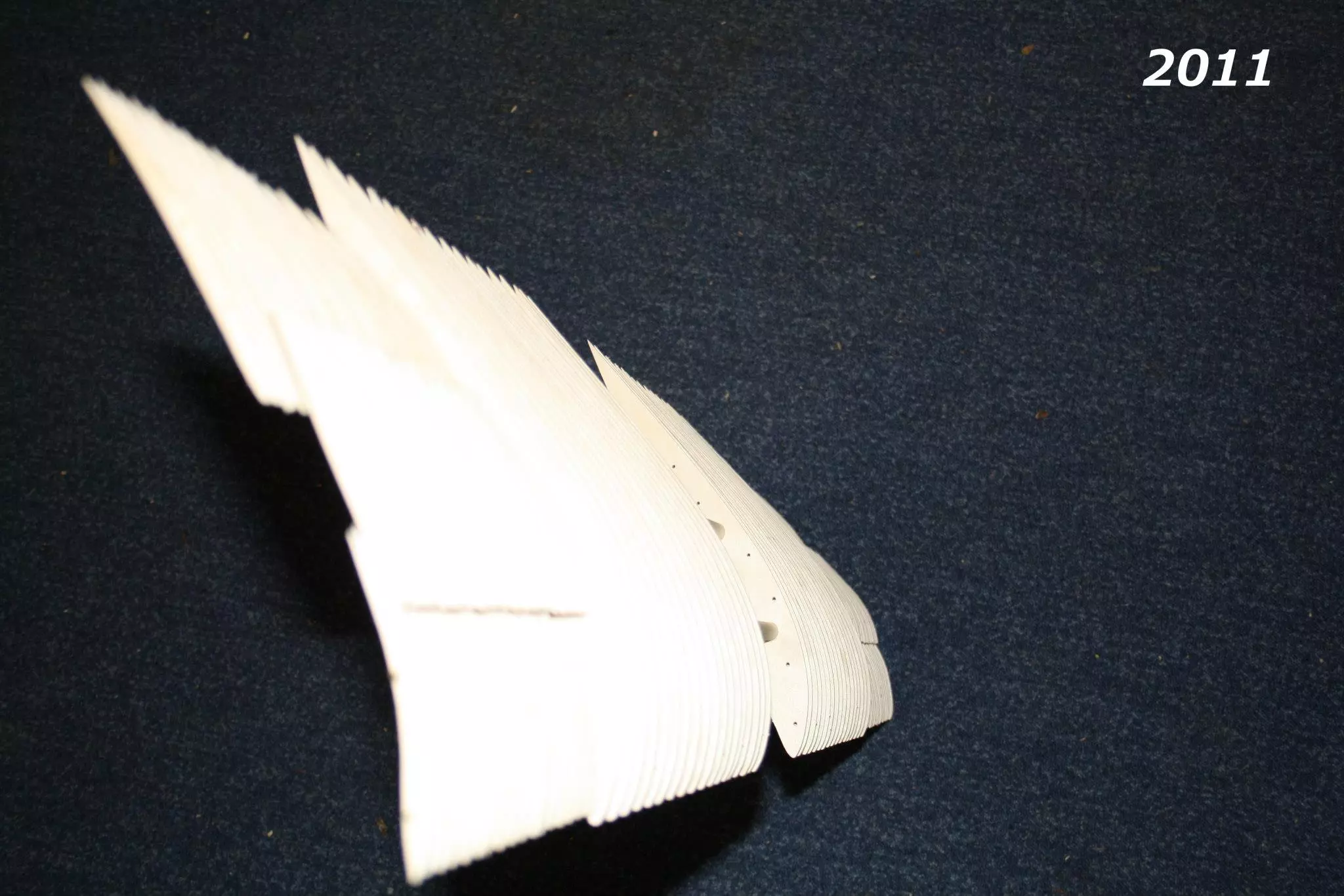 1:4 scale model of inner structure of wing