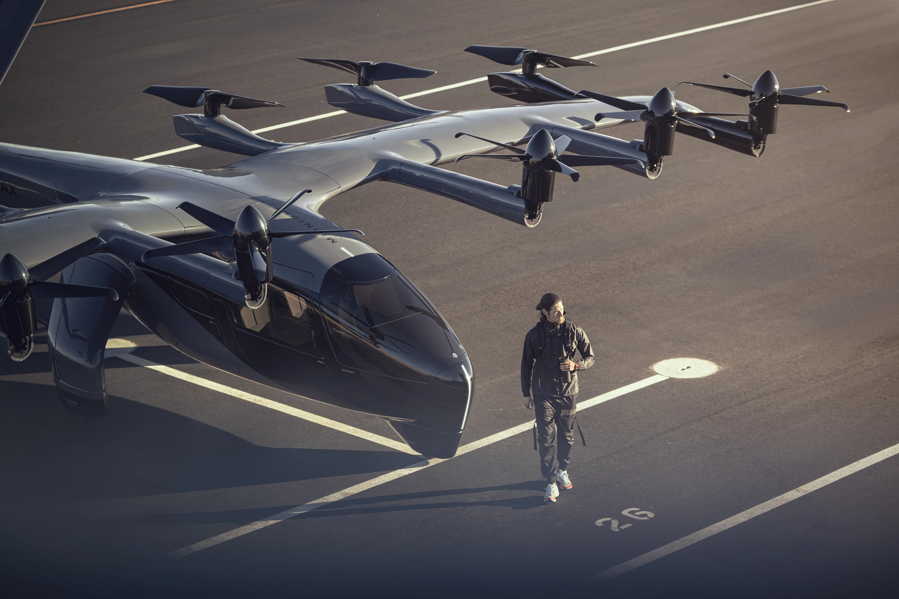Range is estimated at 100 miles, but it's optimized for back-to-back 20-mile trips with 10 minutes on the charger