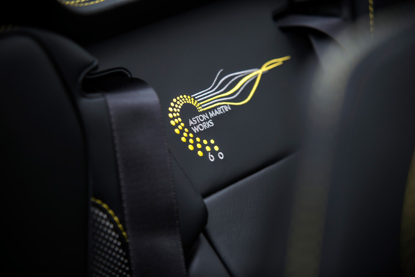 Aston Martin's team designed a special logo for Works' 60th anniversary