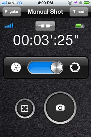 The Satechi Bluetooth Smart Trigger can take long exposures using the manual shot mode.