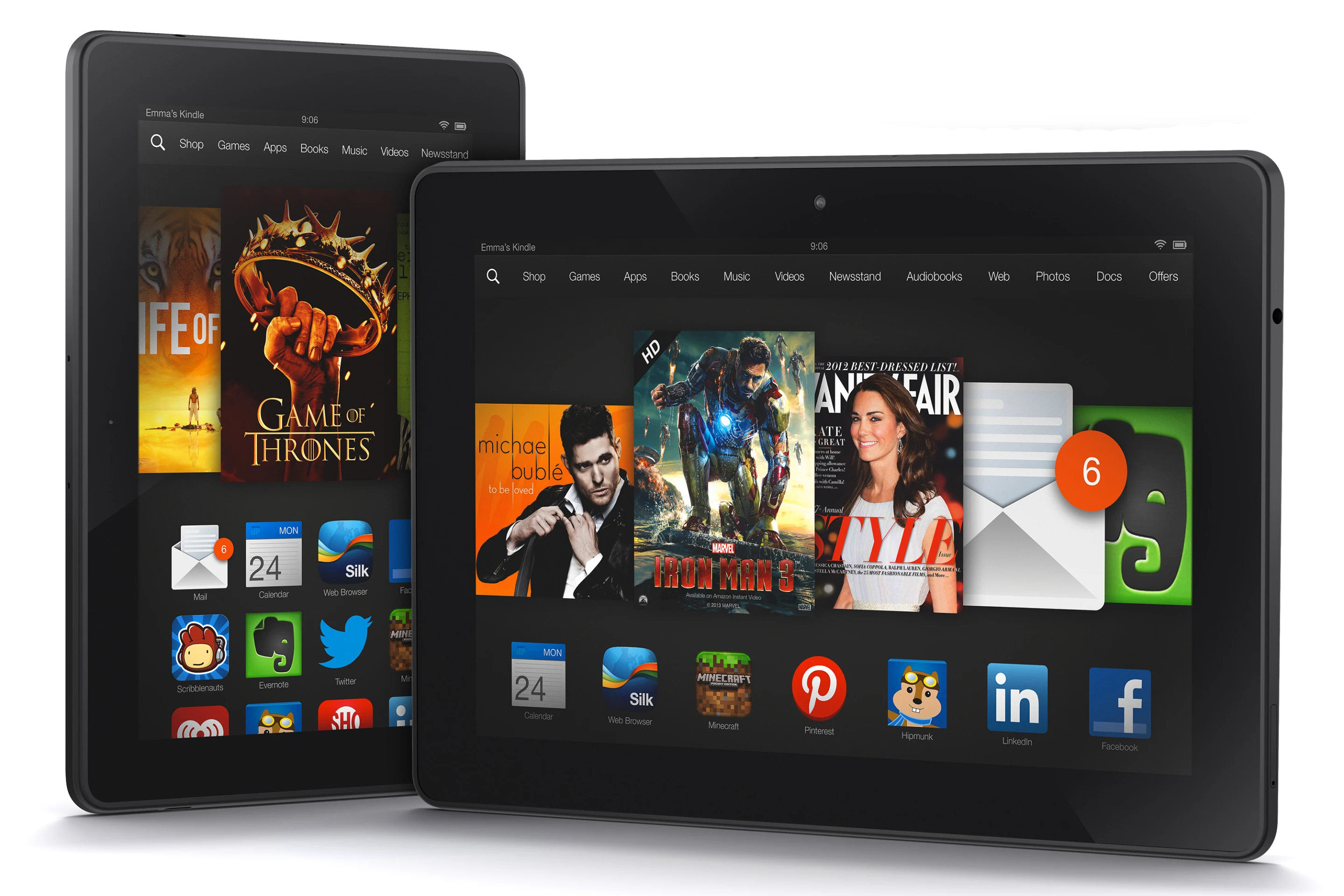 The new Amazon Kindle Fire HDX and HDX 8.9