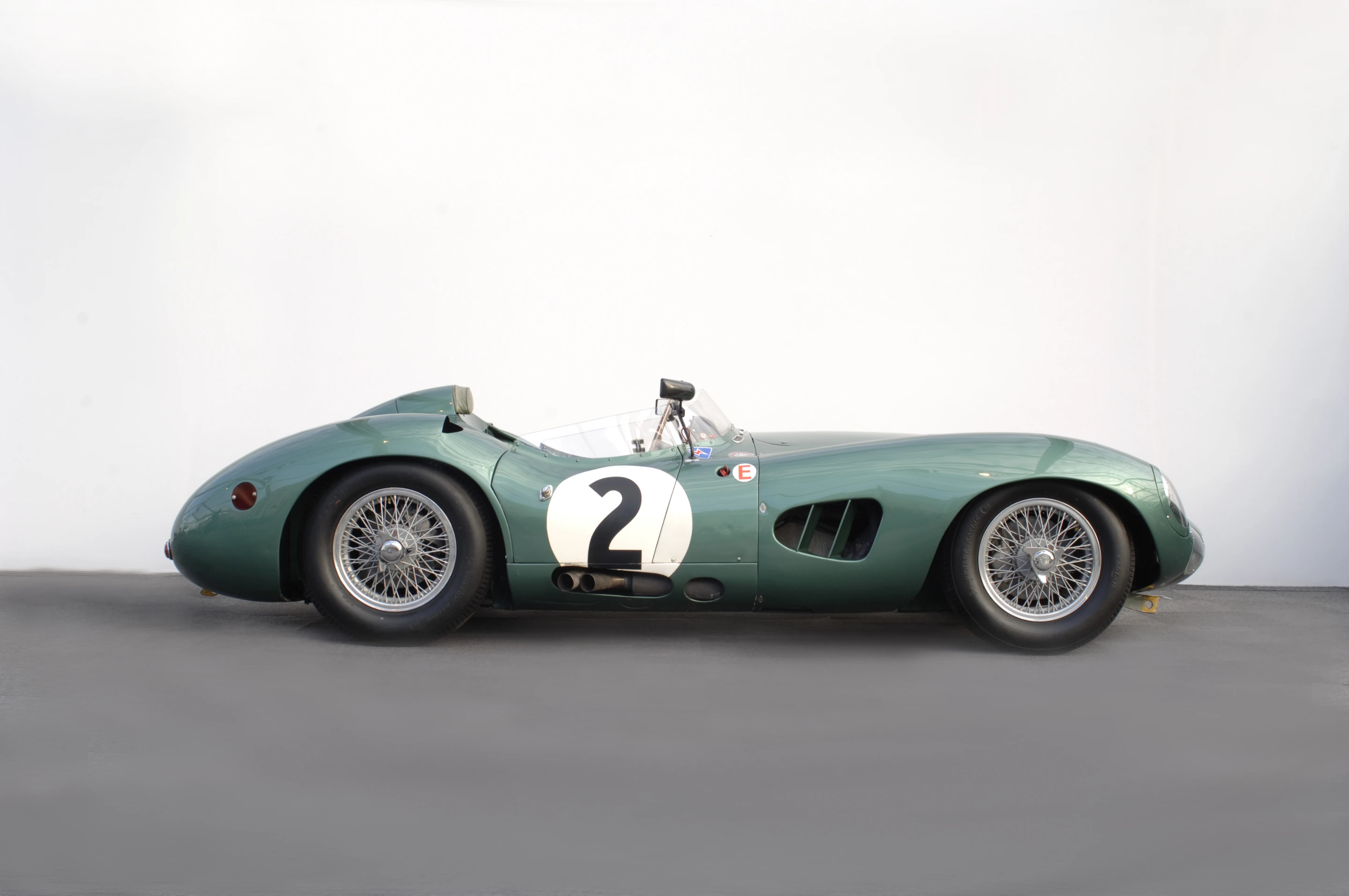 The DBR1 is undoubtedly one of the most beautiful sports cars ever built. Pictured 1956 original by Aston Martin