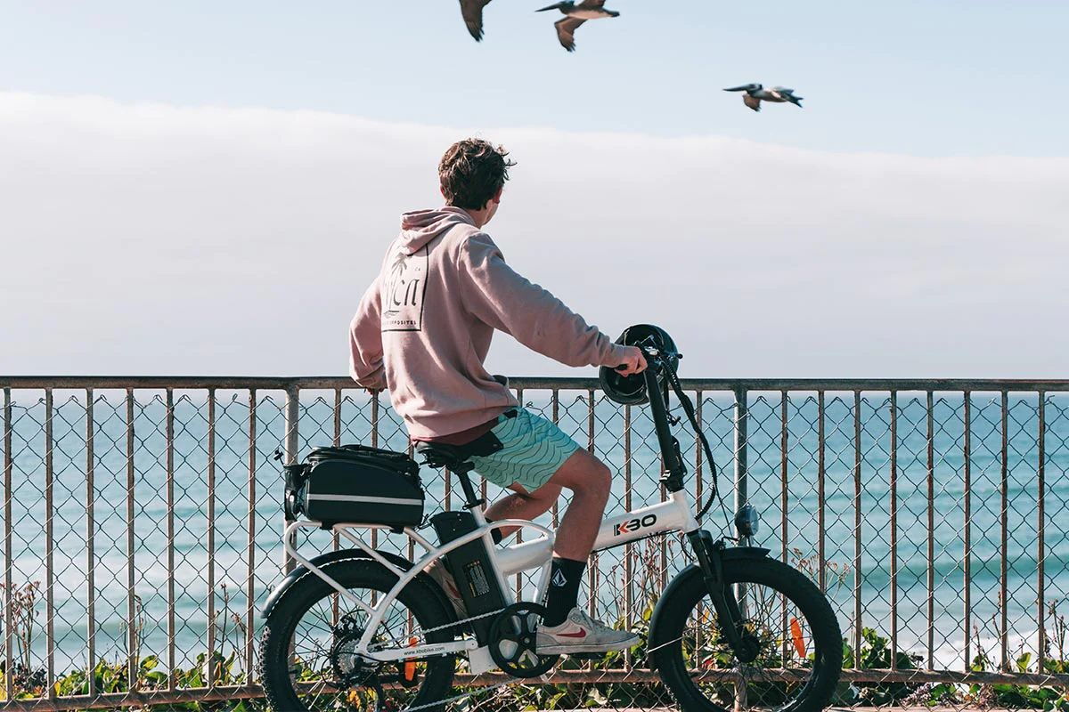 Carry your essentials on your ride with the optional rack bag