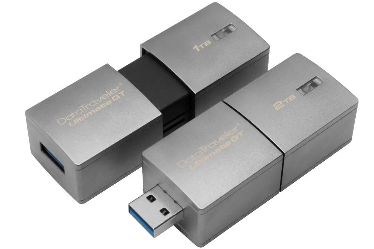 Kingston's new DataTraveler Ultimate Generation GT comes in 1 and 2 TB capacities