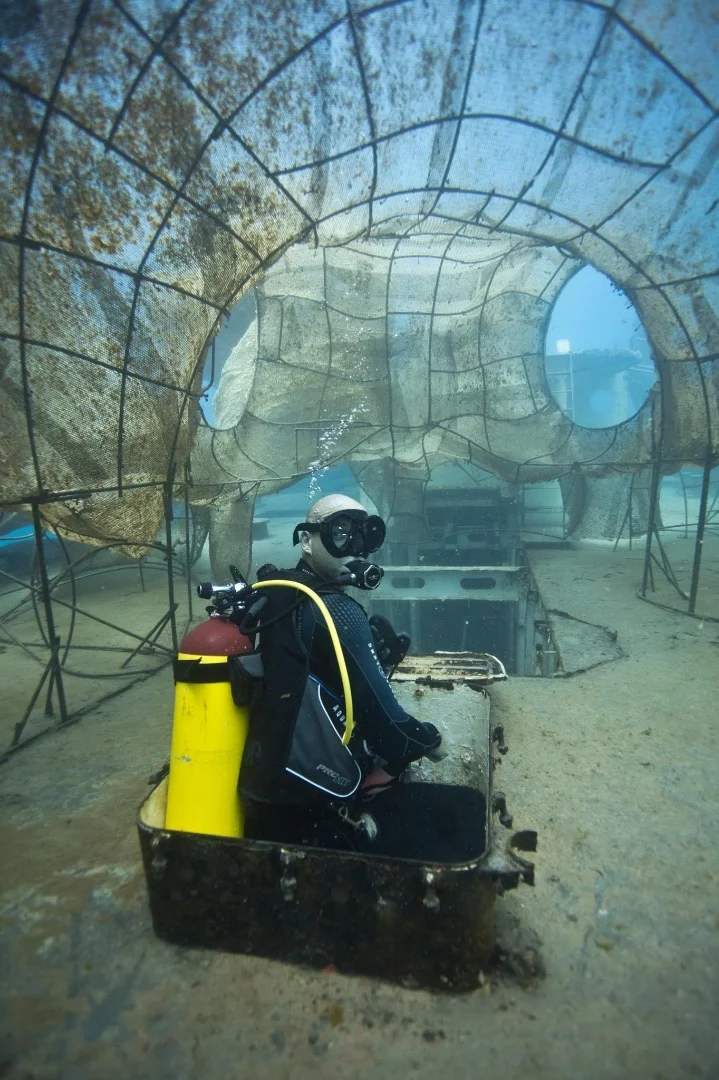 The artificial reef is designed to also act as a diving tourism destination to raise money for BVI environmental causes