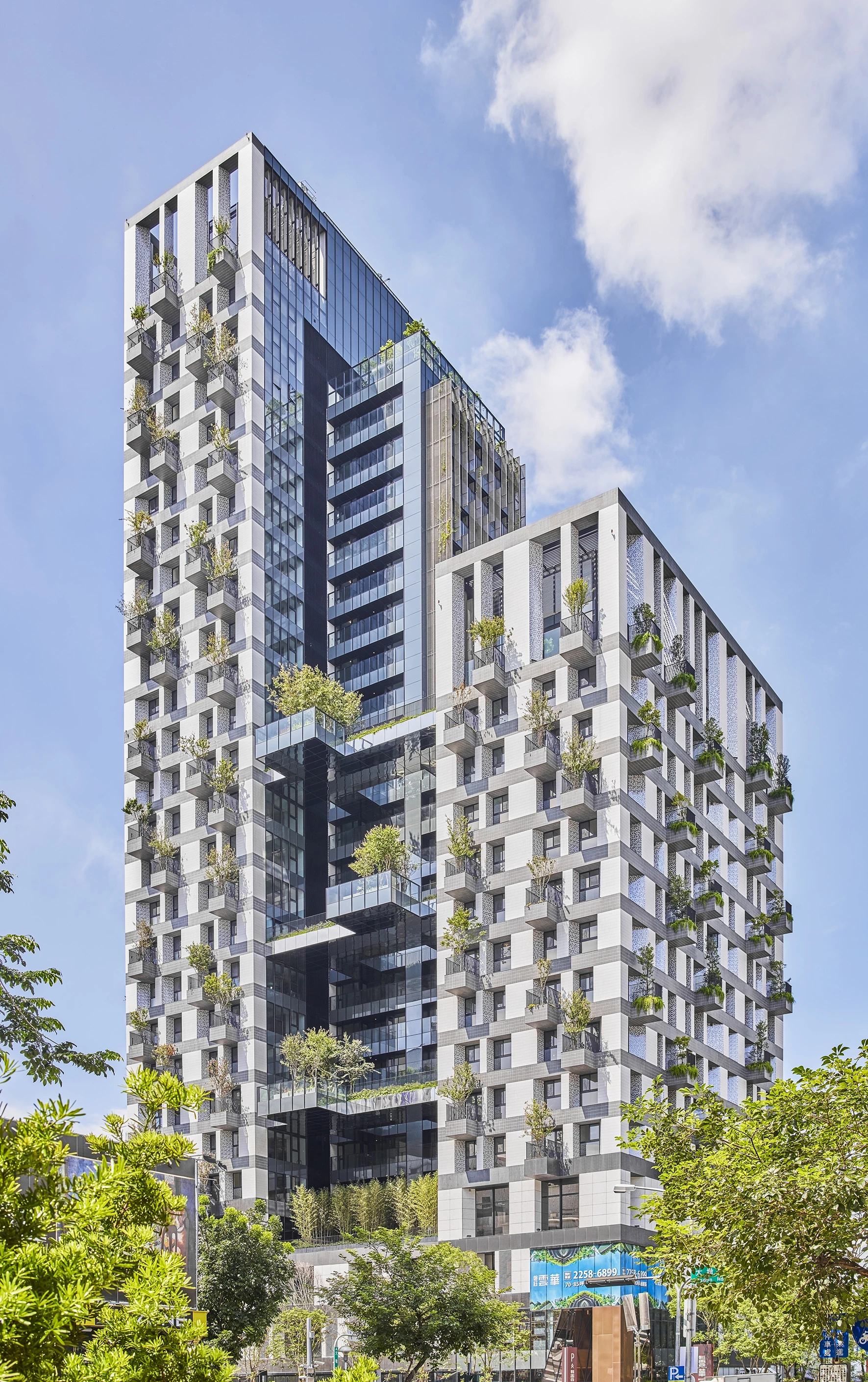 Sky Green consists of two 26-story residential towers