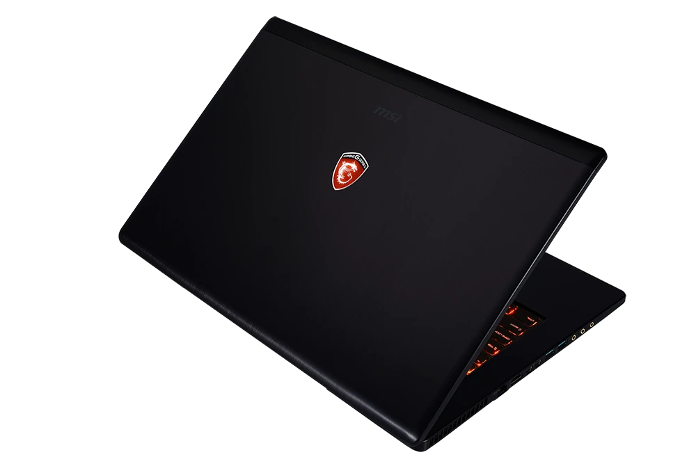 The back of the MSI GS70 Stealth 17-inch laptop