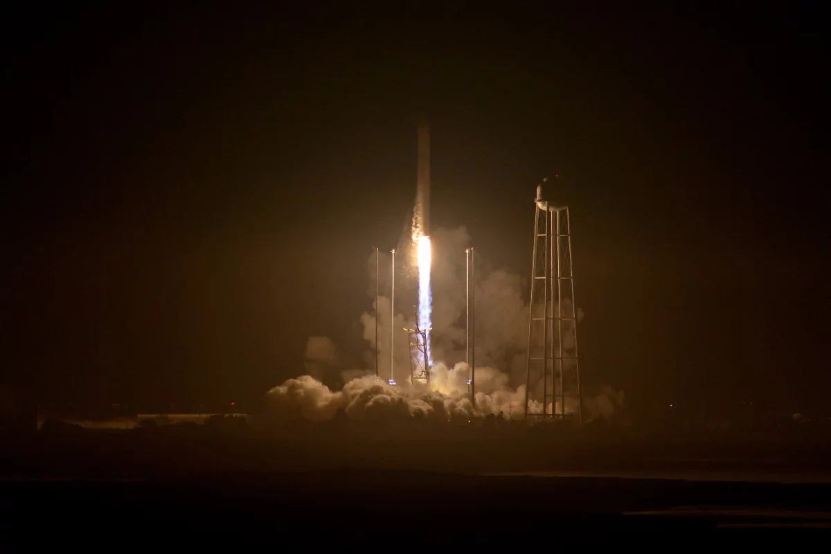 OA-5 lifting off from Wallops Island