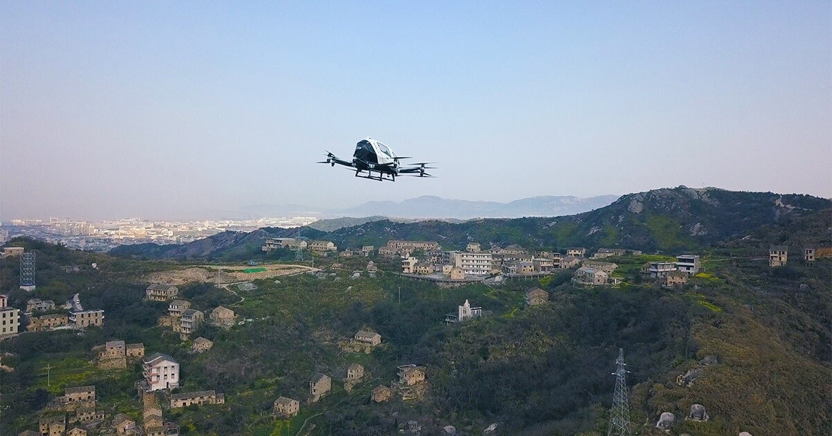 Air logistics trials have begun at a customer site in Taizhou in the Zhejiang province of China