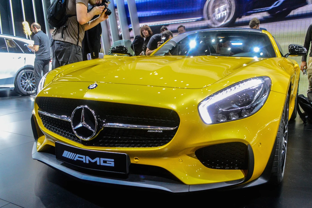 The Mercedes-AMG GT S has a 510-hp V8 biturbo engine (compared to the 462-hp unit in the standard GT) (Photo: C.C. Weiss/Gizmag)