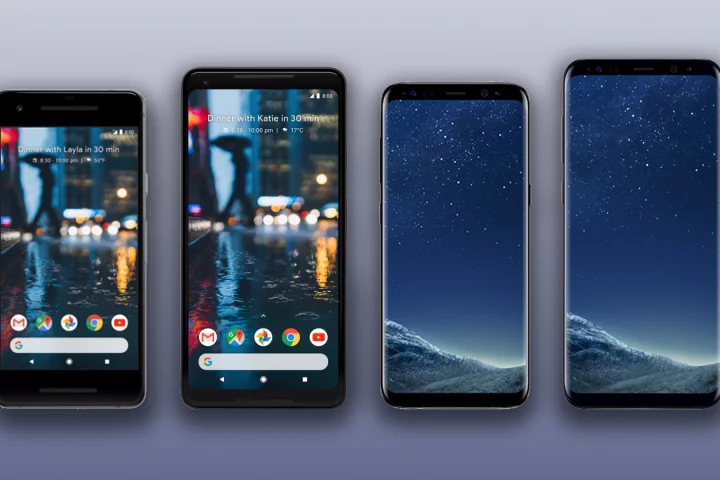 New Atlas compares the specs and features of the Google Pixel 2 and 2 XL with the Samsung Galaxy S8 and S8+
