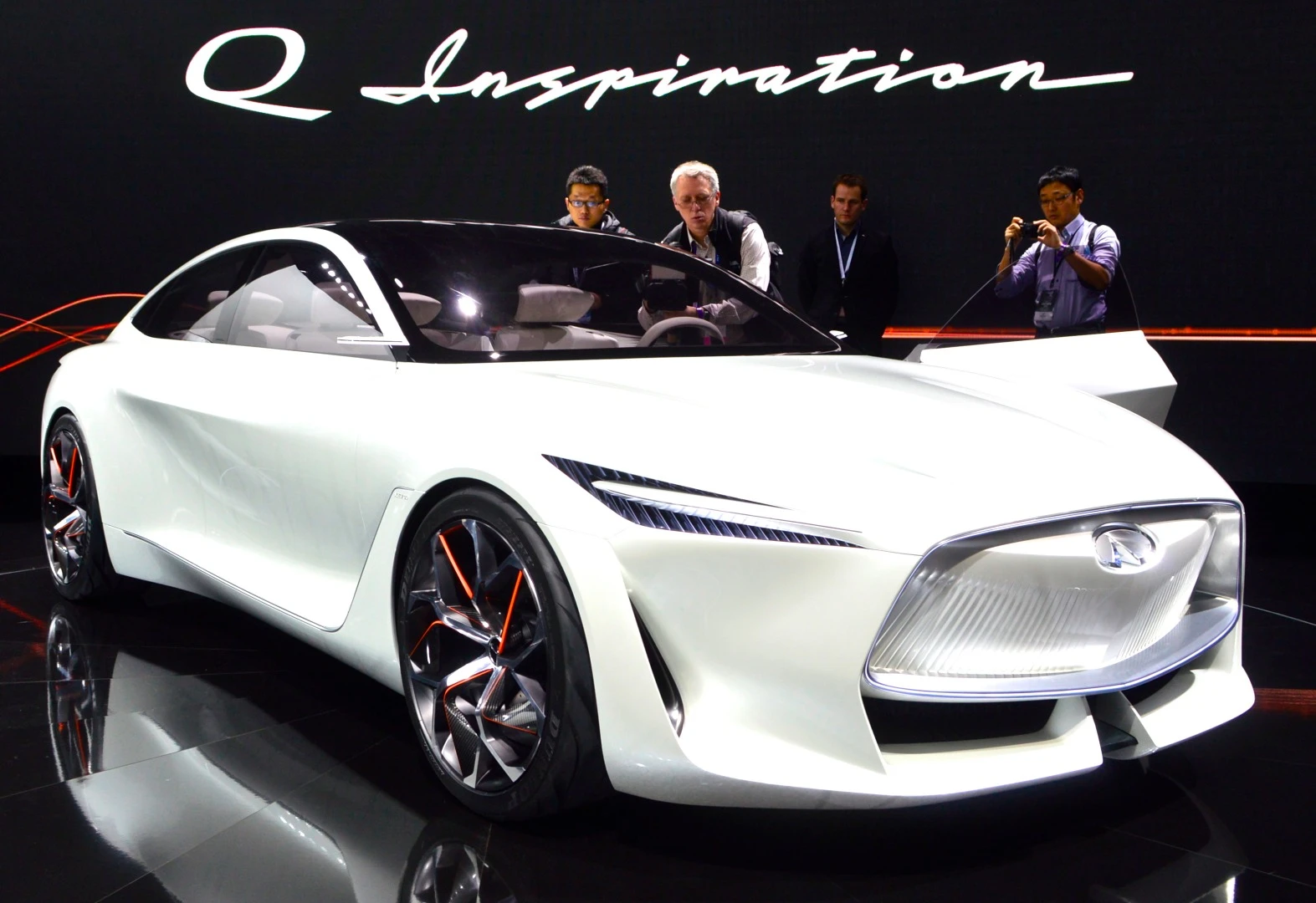 Infiniti debuts the Q Inspiration concept at the 2018 North American International Auto Show