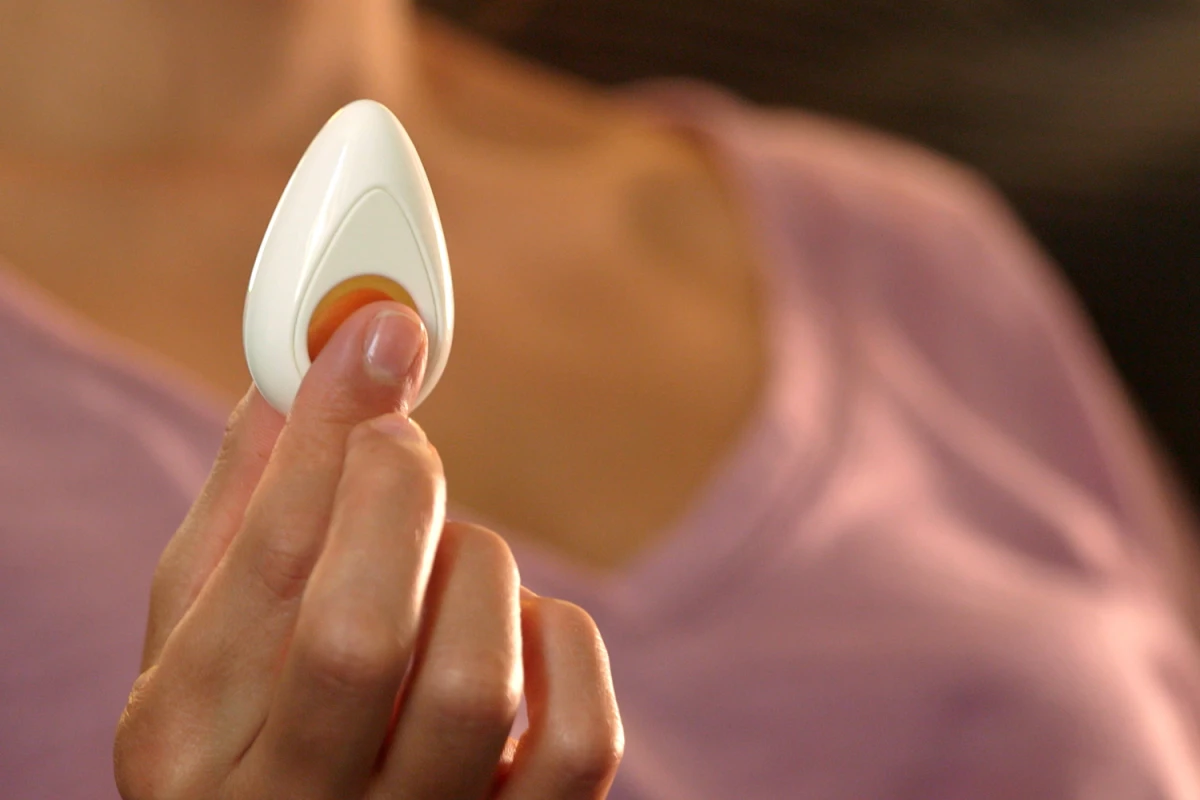 The Pip fits easily into your thumb and forefinger