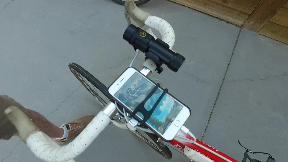 With the included handlebar mount, the Lantern becomes a bike light