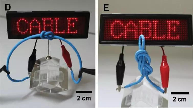 The cable-like flexible batteries being developed by LG are achieving promising performance (Image: LG Chem)