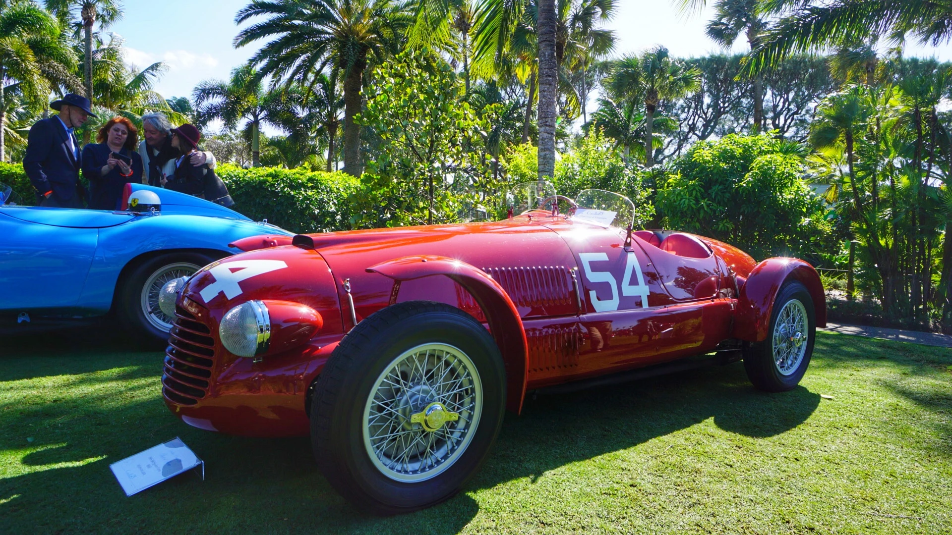1948 Ferrari 166 Spyder Corsa: This is the first Ferrari ever imported into the USA and is considered to be the most important because of wins at the Targa Florio and Mille Miglia. It's home is now the Revs Institute in Naples Florida where it can be admired in person.