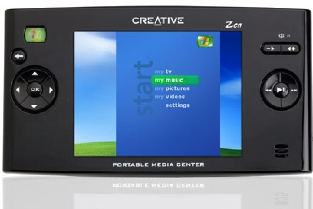 Creative Zen Portable Media Center based upon Microsoft Software