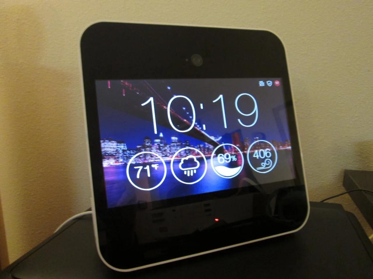Sentri monitors temperature, humidity, and air quality.