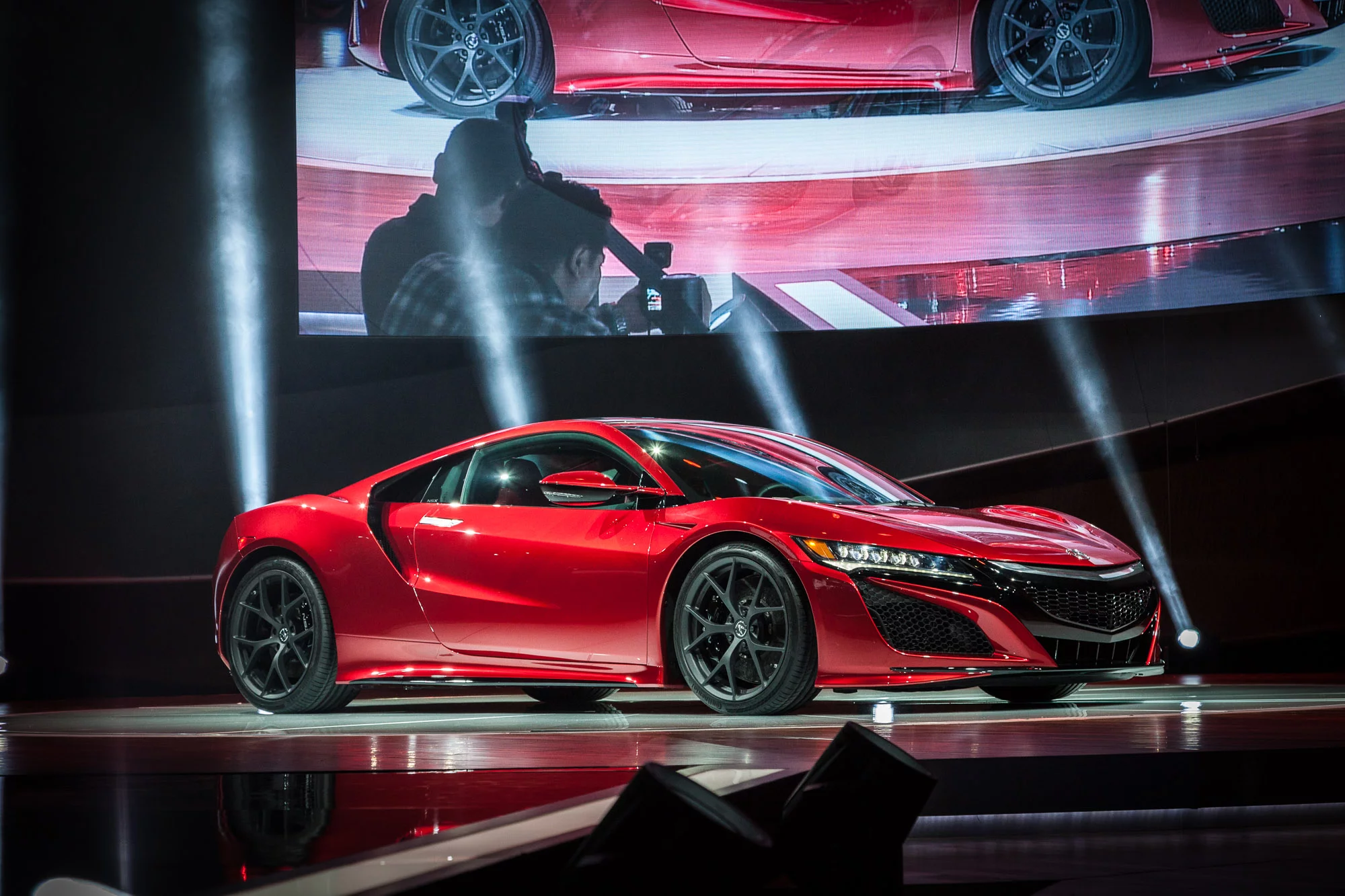 The production spec Acura NSX Version 2.0