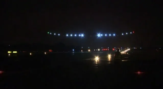 The Solar Impulse landing in Morocco (Photo: Solar Impulse)