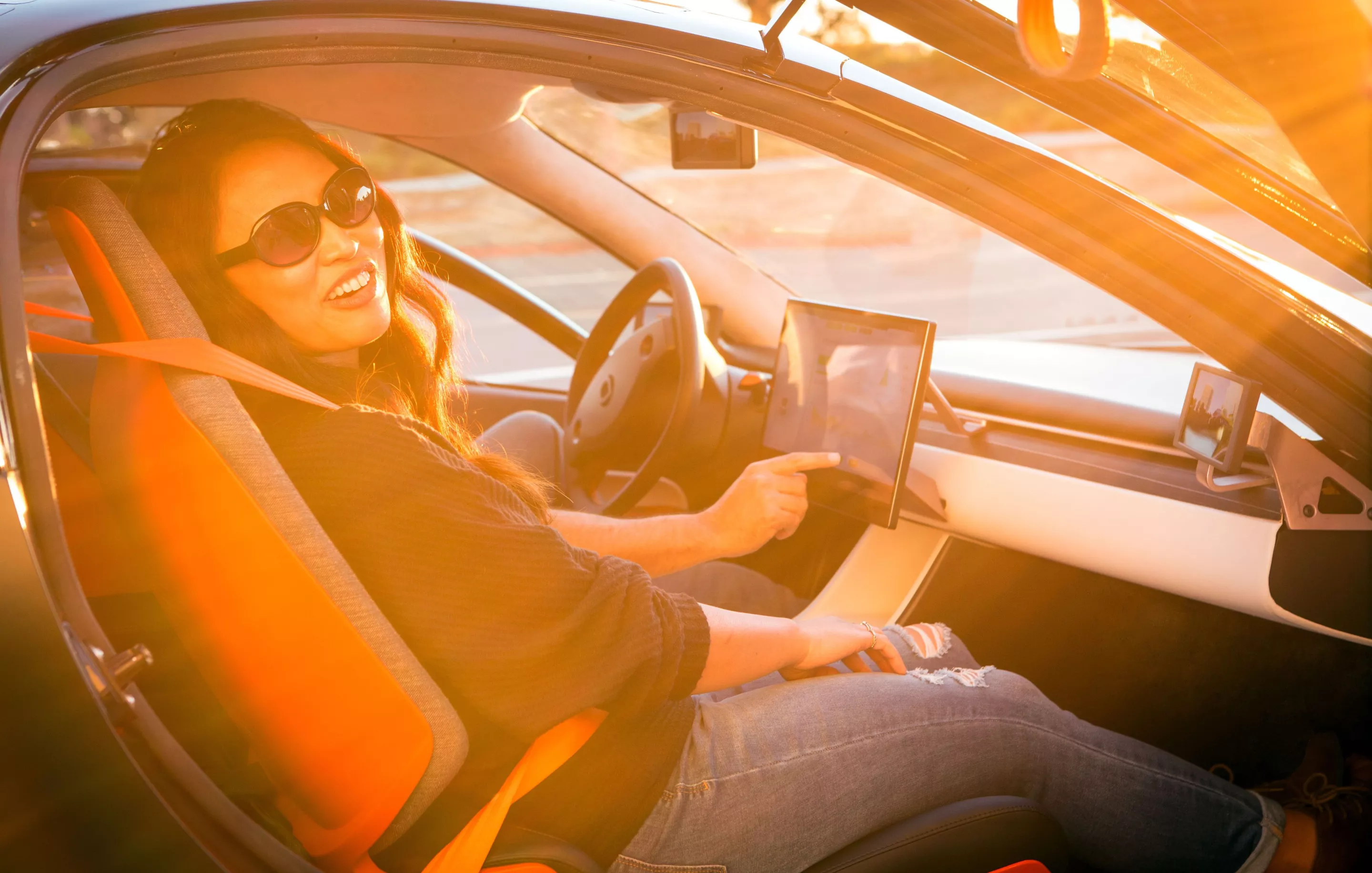 Sure looks sunny in that cabin